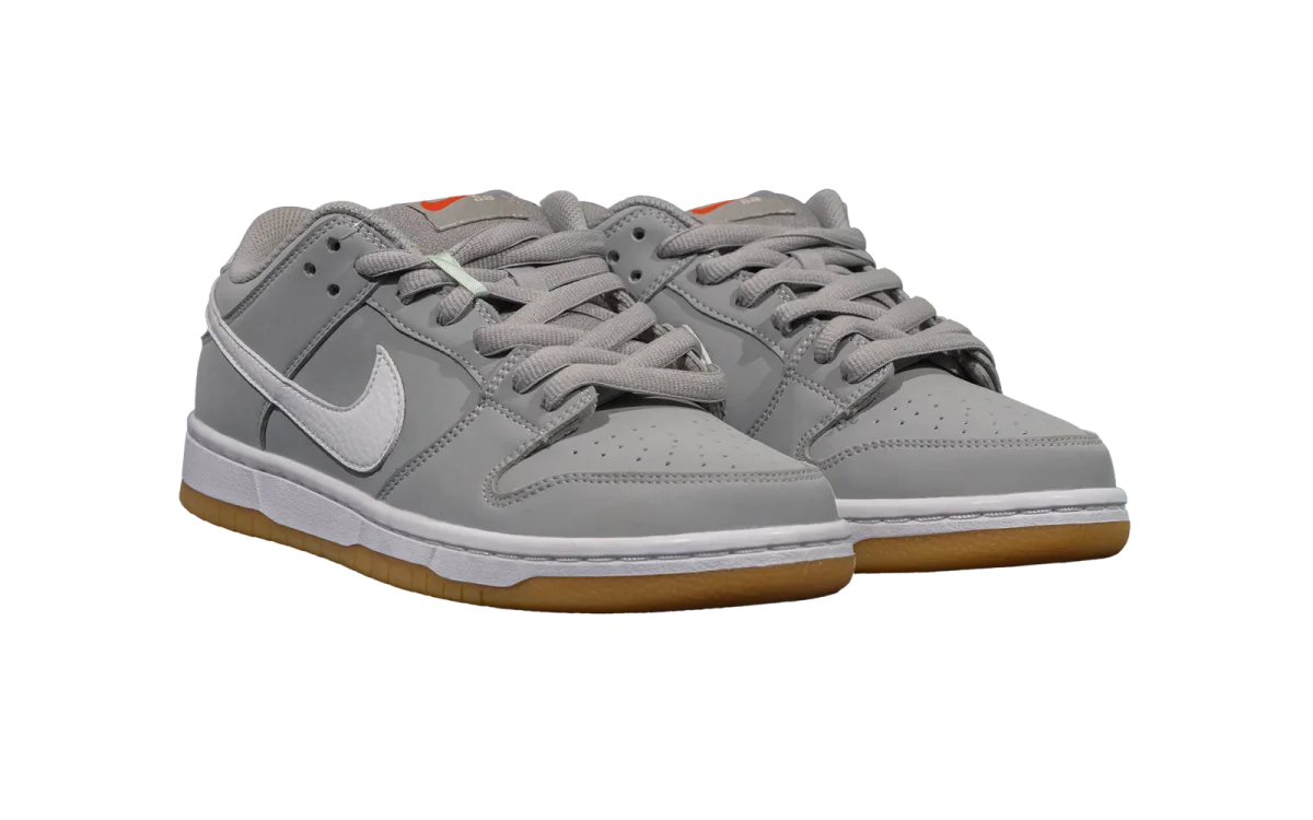 Bayline Nike SB Dunk Low Pro ISO "Grey Gum" (Wolf Grey), Grey/white