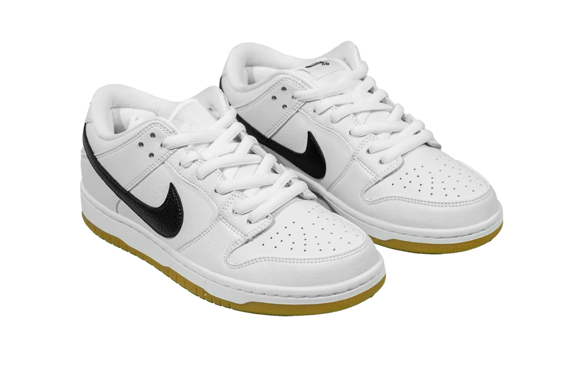 Nike SB Dunk Low Pro ISO "White Gum", White/ Bkack