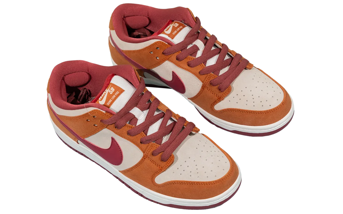 Nike SB Dunk Low Pro "Adobe", Burnt Sunrise / Vintage Green - Gum Light Brown